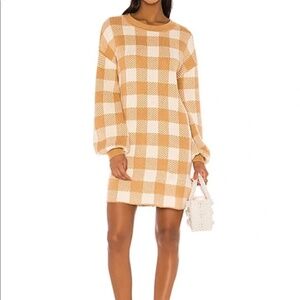 lpa floyd sweater lpa check sweater dress